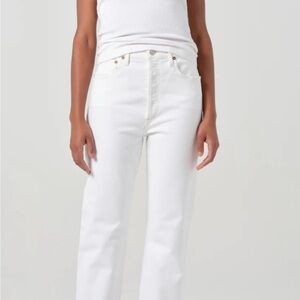 Agolde 90’s White Jeans